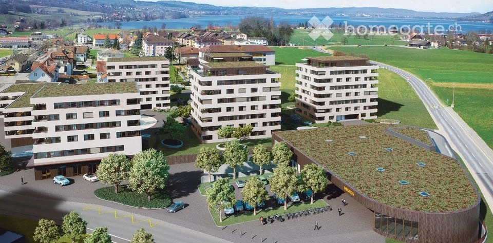 Appartamento di 3,5 locali nuovo con loggia e vista sul verde – foto 2 di 14