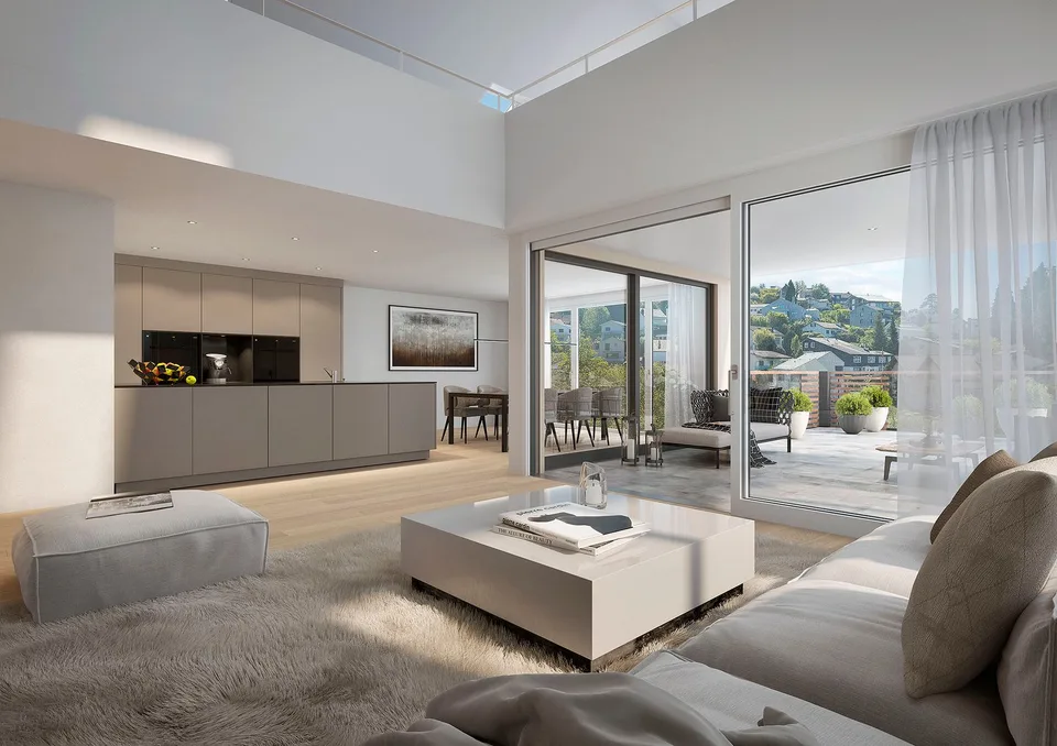 Spektakuläre 5 1/2 Zi.-Dach.-Maisonettewohnung mit grandioser Aussicht auf den Alpstein – Foto 6 von 10