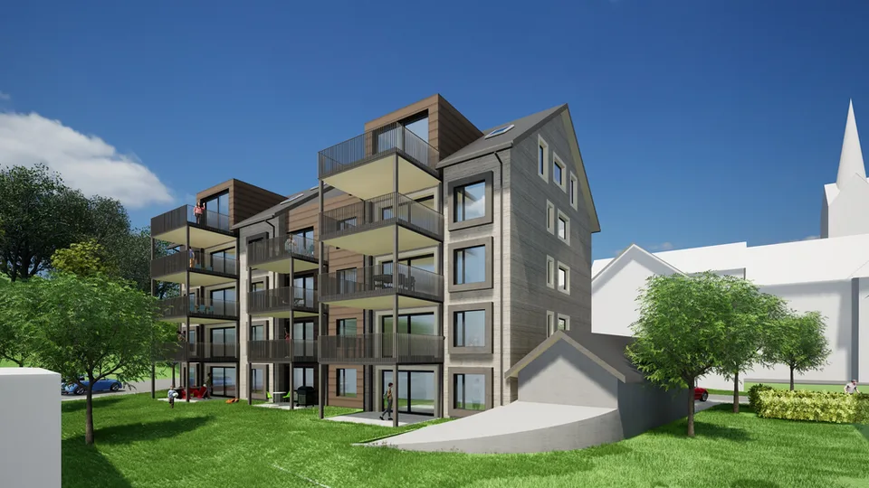 Moderne 3.5 Zimmer Neubauwohnungen in Unteriberg, Alpenblick – Foto 2 von 4