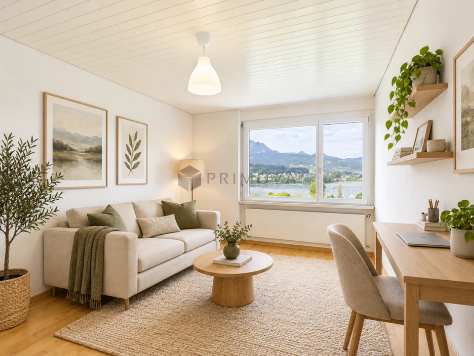 Logenplatz über dem Vierwaldstättersee, elegantes Reihenhaus-Juwel in Luzern – Foto 9 von 16