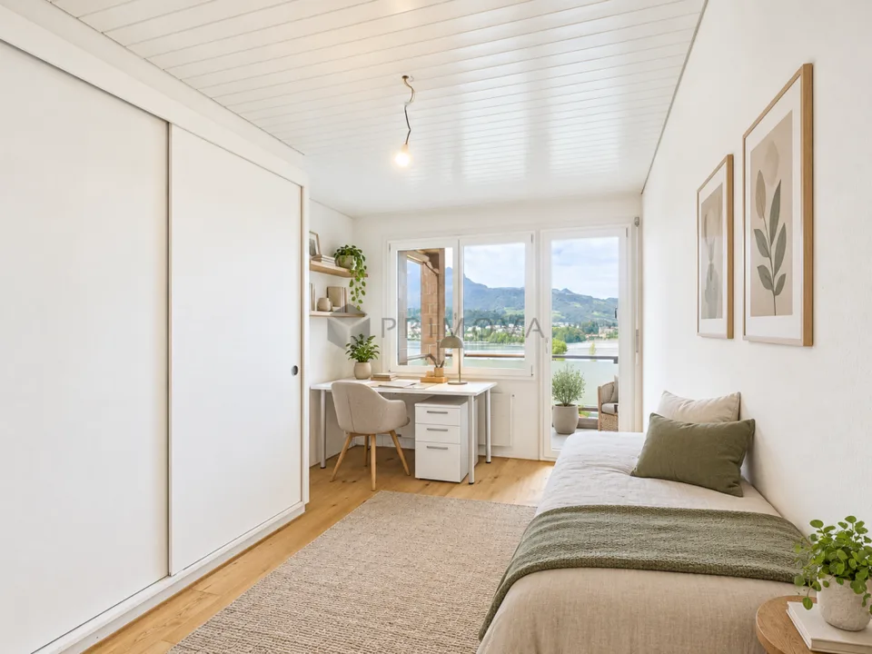 Logenplatz über dem Vierwaldstättersee, elegantes Reihenhaus-Juwel in Luzern – Foto 6 von 16