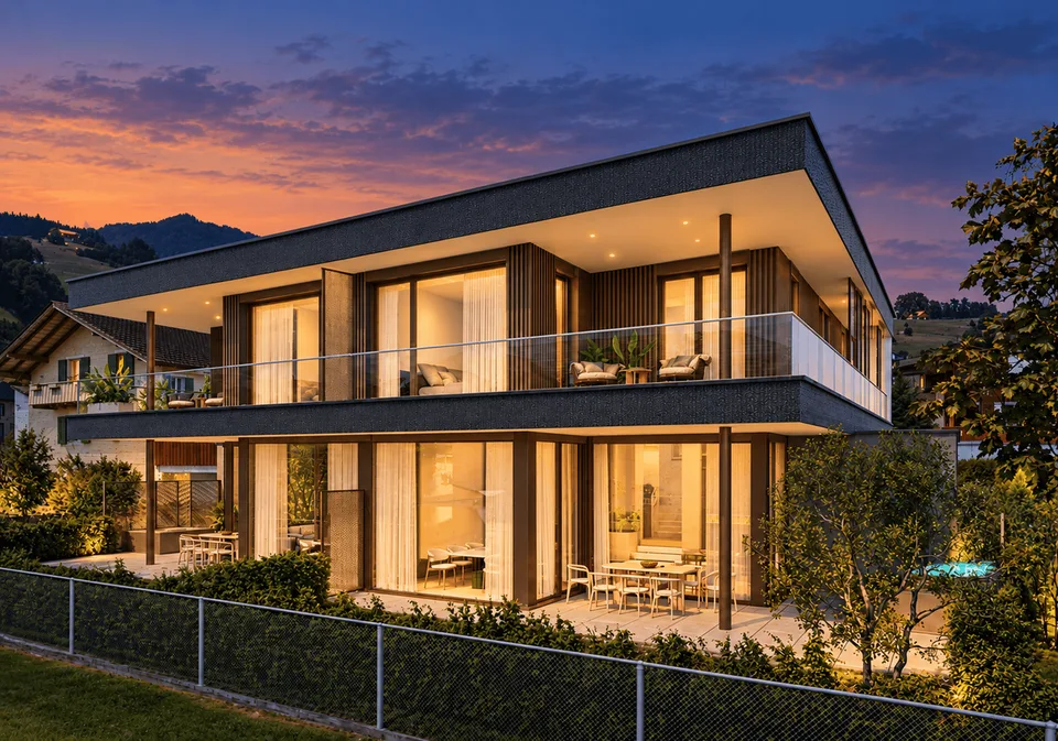 Luxuriöses Doppeleinfamilienhaus – Foto 6 von 6