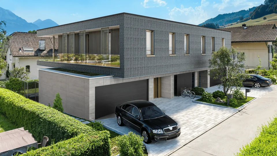 Luxuriöses Doppeleinfamilienhaus – Foto 2 von 6