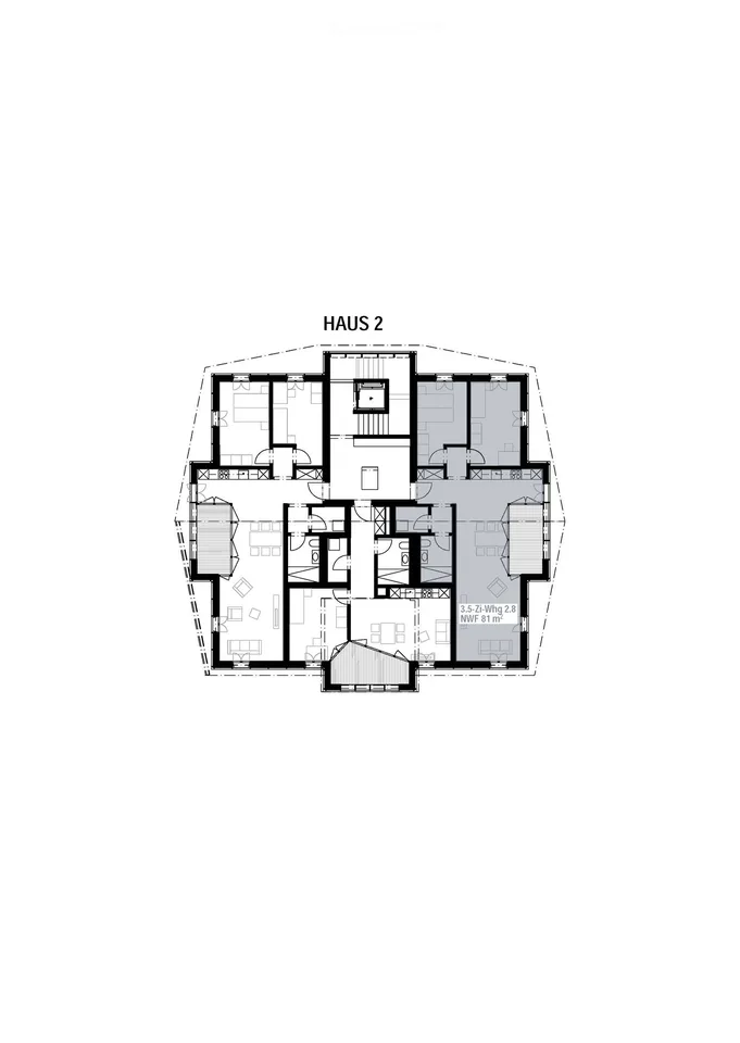 Attraktive 3½-Zimmer-Wohnung im Neubau St. Jakob, Ennetmoos – Foto 2 von 3