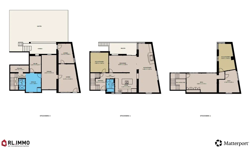 6.5 Zimmer Doppelhaushälfte mit eigenem Garten und Studio – Foto 5 von 6