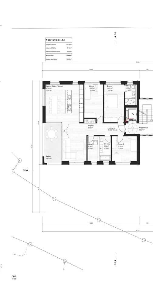 Moderne 4.5 Zimmer Neubauwohnung in Rüthi – Foto 12 von 12