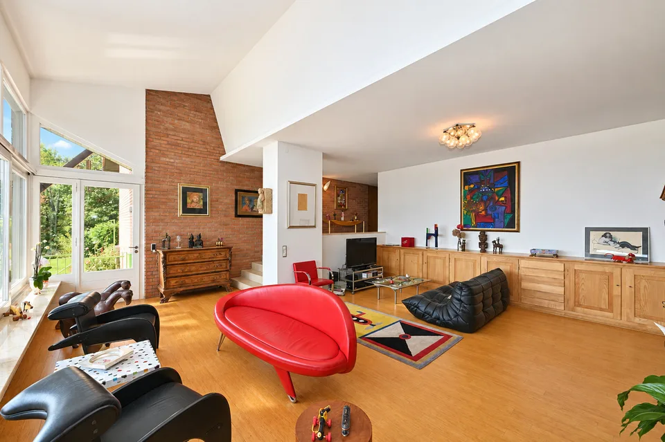 Villa d'Autore: Blick auf den Luganer- und Agno-Golf. Energetisch hochwertiger Standort – Foto 12 von 13