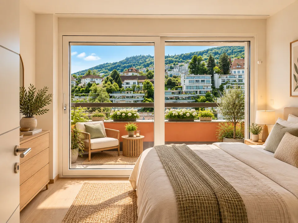 Appartamento in attico di 3,5 locali a Zug con due terrazze e vista sul lago – foto 8 di 14