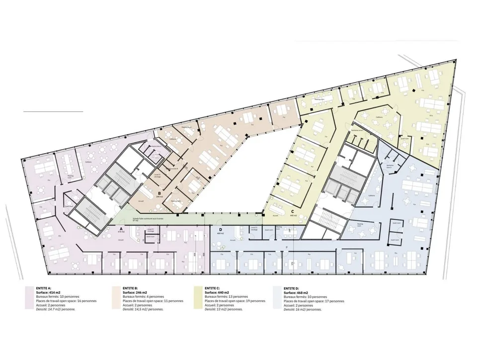 Büros von Ausnahme mit 645m² im Herzen des Quartiers de l'Étang – Foto 11 von 11