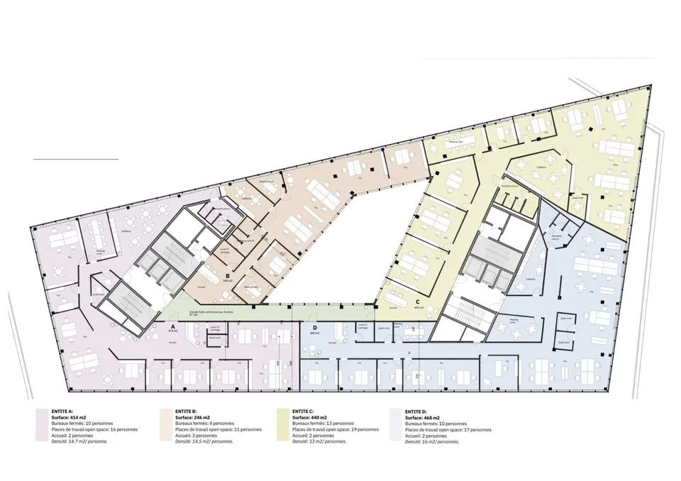 Büros von Ausnahme mit 414m² im Herzen des Quartiers de l'Étang – Foto 11 von 11