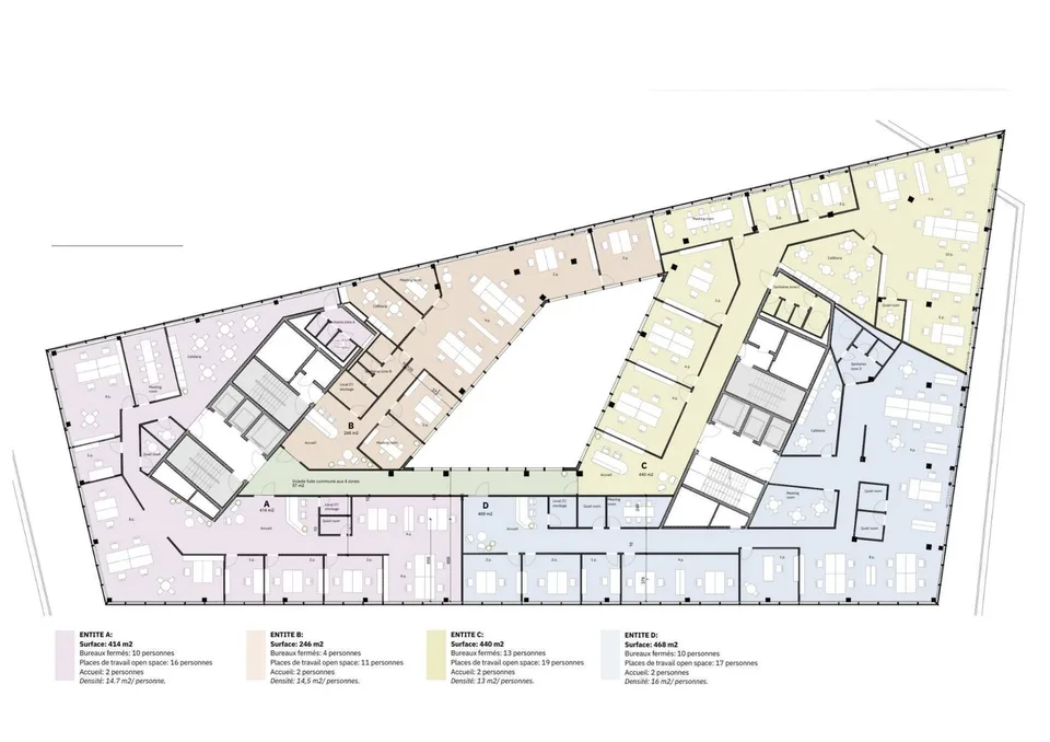 Uffici eccezionali di 904m² nel cuore del Quartier de l'Étang – foto 11 di 11