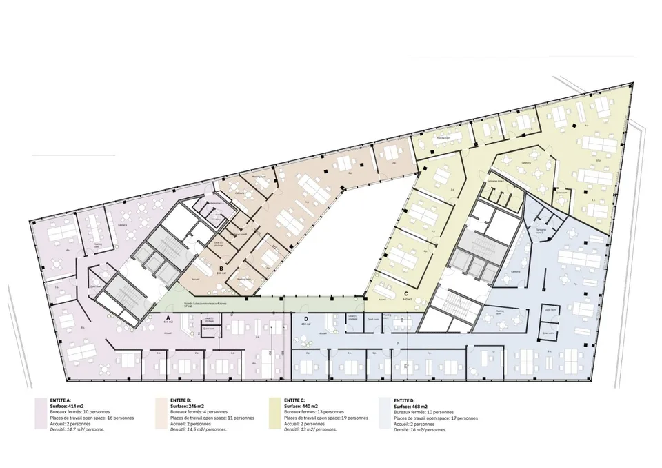 Büros der Extraklasse im Herzen des Quartiers de l'Étang, bis zu 1600 m², teilbar – Foto 10 von 10