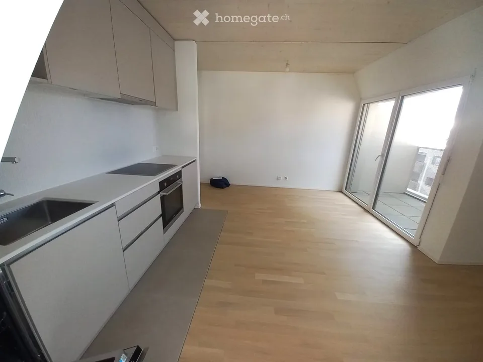 Helles und modernes Studio mit Balkon in Lausanne – Foto 4 von 5