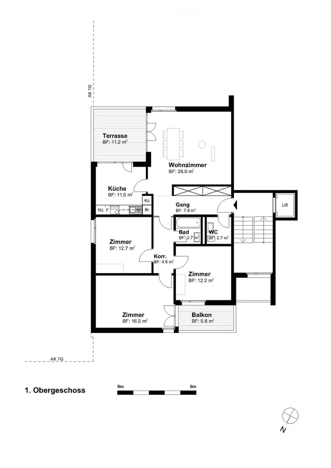 4 1/2 locali appartamento in un edificio vecchio a Gossau ZH – foto 2 di 2