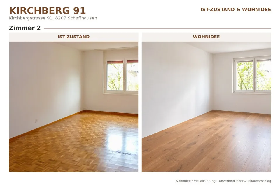 Grosszügig wohnen 3.5 Zimmer mit Balkon und privatem Sitzplatz – Foto 8 von 12