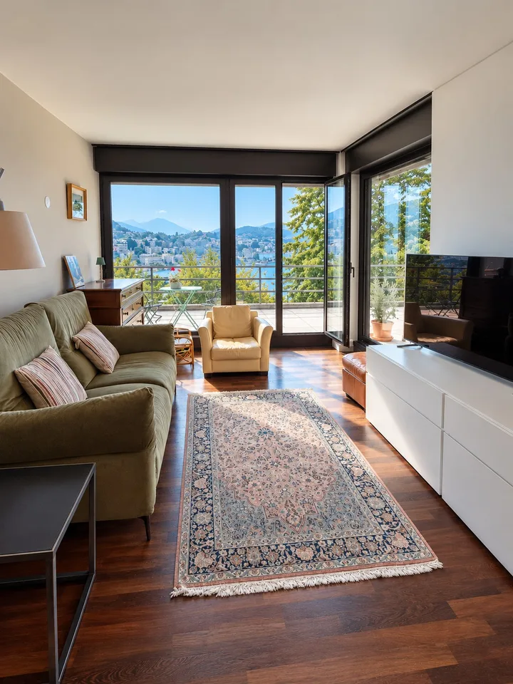 Elegantes 3.5-Zimmer-Wohnung mit großer Panoramaterrasse und Seeblick Paradiso – Foto 2 von 25