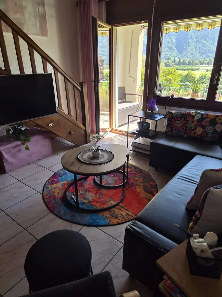 Charmantes 2-Zimmer-Duplexwohnung mit Balkon in Saillon – Foto 5 von 11