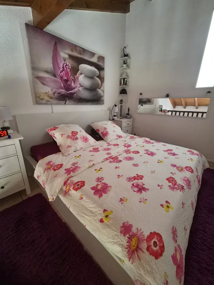 Charmantes 2-Zimmer-Duplexwohnung mit Balkon in Saillon – Foto 11 von 11