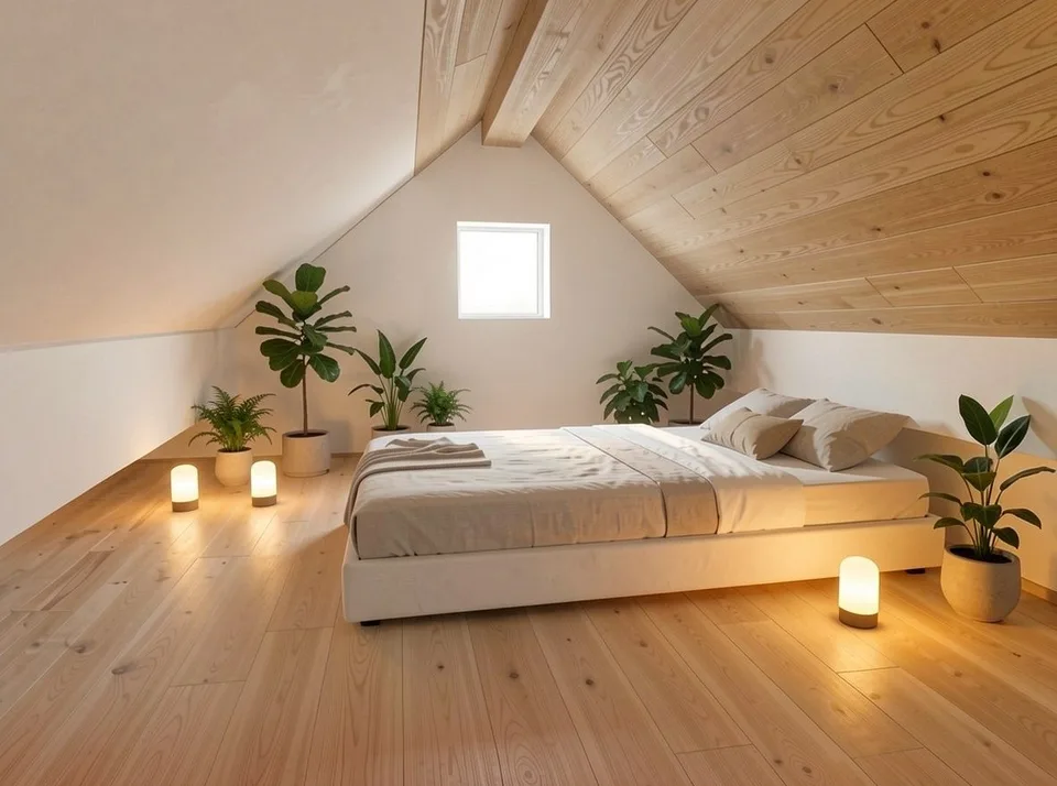 Vermietung auf Zeit: Erstbezug neue 1.5-Zimmer-Dachwohnung mit viel Holz und Balkon – Foto 4 von 7