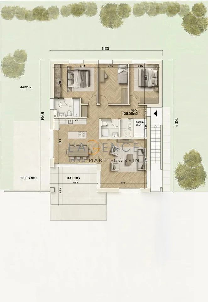4,5 ZIMMER WOHNUNG NEUE PROMOTION - DER WEINBERG DES BOGENS – Foto 4 von 5