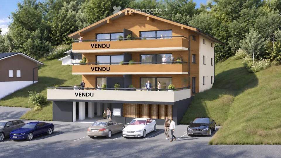 Neue 3.5-Zimmer-Wohnung mit Panoramablick in Arbaz – Foto 3 von 14