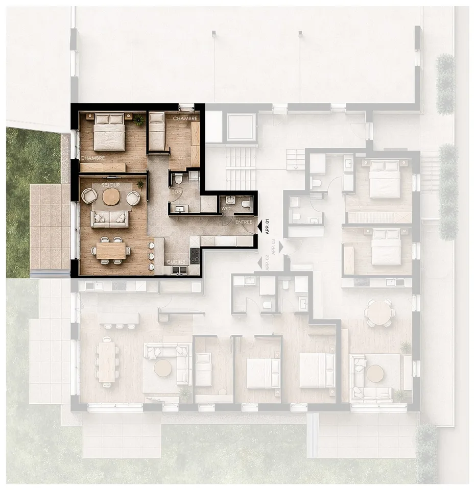 Ein neuwertiges Erdgeschoss-Apartment mit Garten – Foto 15 von 15