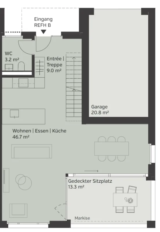 Casa a schiera doppia - UNTERDORF MÖNTHAL - Architettura contemporanea in mezzo alla natura – foto 4 di 6