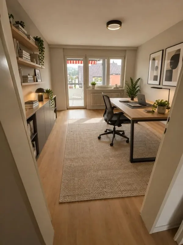 Sonnige 3.5-Zimmer-Wohnung im Herzen von Baar – ruhig gelegen, mit zwei Balkonen und Bergblick – foto 8 di 16