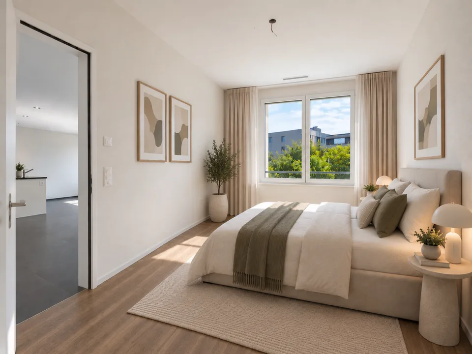 Moderne 2.5-Zimmer-Wohnung mit Loggia und Minergie-Komfort – Foto 3 von 7