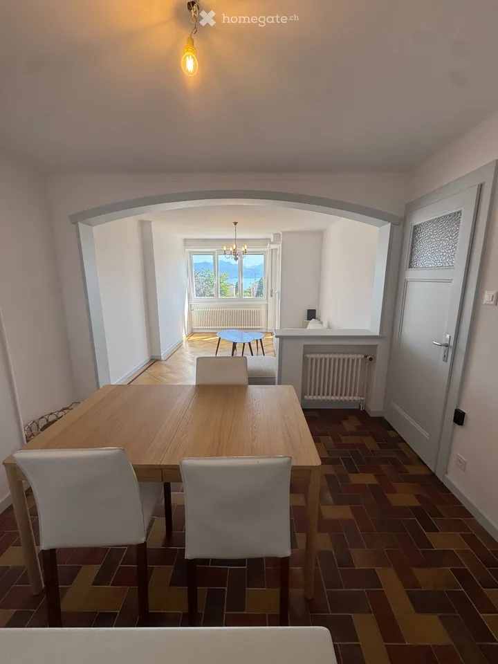 Appartement 2 ½ pièces à louer à Pully avec vue sur le Léman – Foto 4 von 7