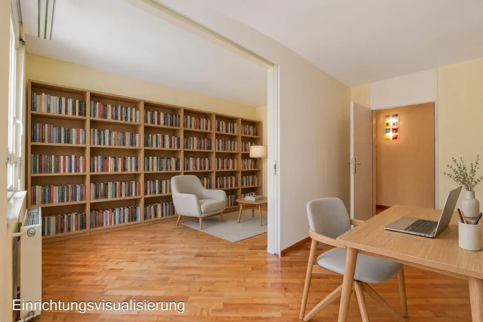 Wohnen mit Charme - helle 3.5 Z' Wohnung mit ruhigem Balkon zum Innenhof – Foto 11 von 13