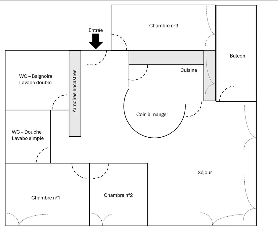 Wohnung mit 4.5 Zimmern und Terrasse – Foto 11 von 11