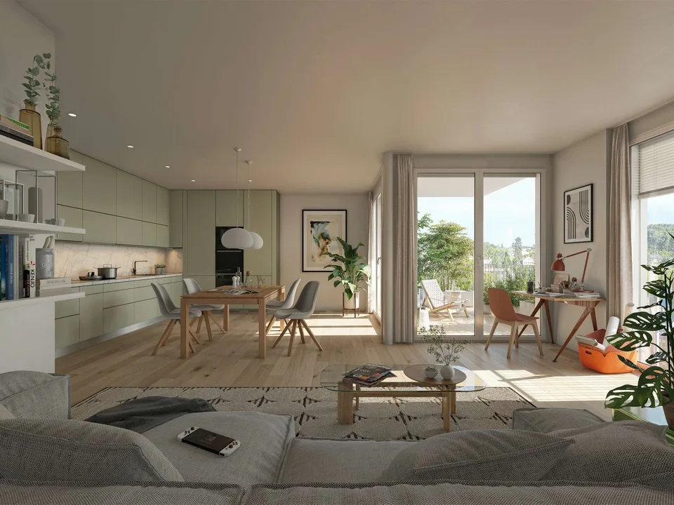 4.5 room apartment W6 with 102m2 living space and 13m2 loggia – photo 2 of 4