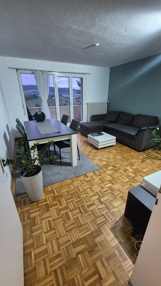 Helle 4.5-Zimmer-Erdgeschosswohnung mit Balkon in Dottikon – Foto 2 von 7