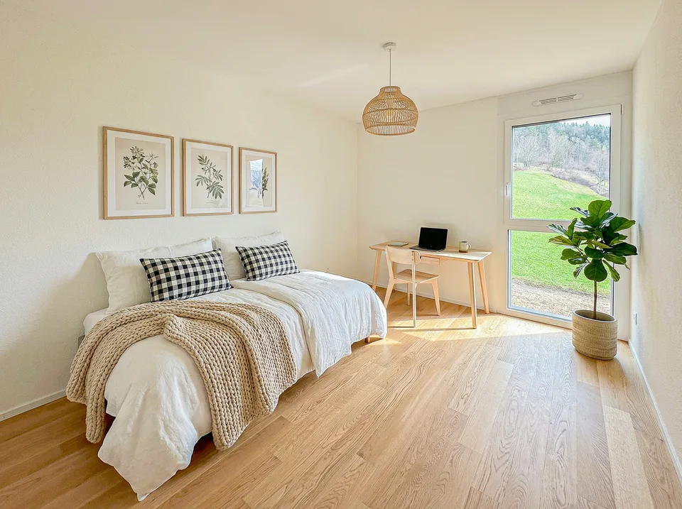 Wohnung mit 4.5 Zimmern und Balkon Neubau – Foto 6 von 11