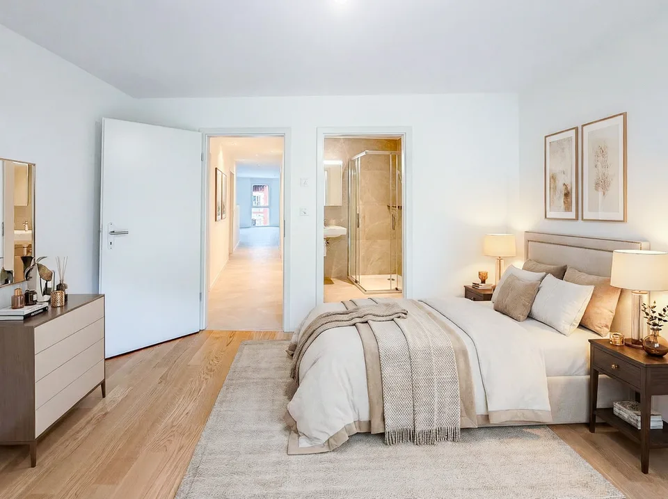 Wohnung mit 4.5 Zimmern und Balkon Neubau – Foto 4 von 11