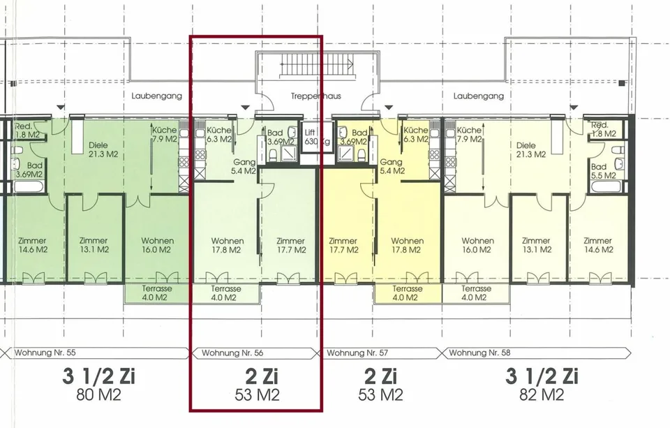 geräumige, helle 2-Zimmer-Wohnung in Kleinbasel zu vermieten – Foto 10 von 11