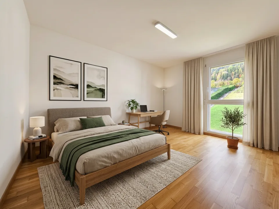 Ein 4.0-Zimmer-Familienapartment im Herzen des Val-de-Ruz – Foto 2 von 6
