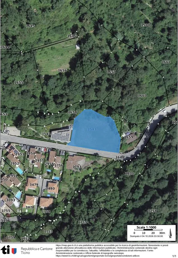 Exklusives Baugrundstück in Arcegno – bewilligtes Projekt für 4 Villen – Foto 9 von 9