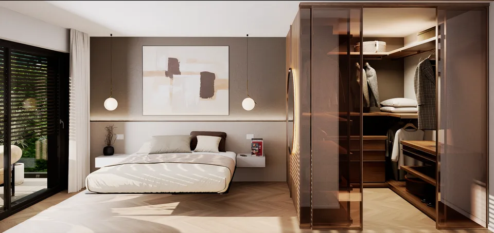 Residenz Le Gemme P1: 4,5 Zimmer mit Doppelterrasse in Canobbio – Foto 11 von 13