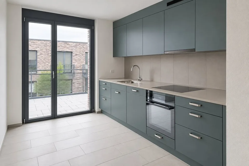 Helle 3.5 Zimmer Wohnung mit Balkon und Blick ins Grüne – Foto 3 von 9