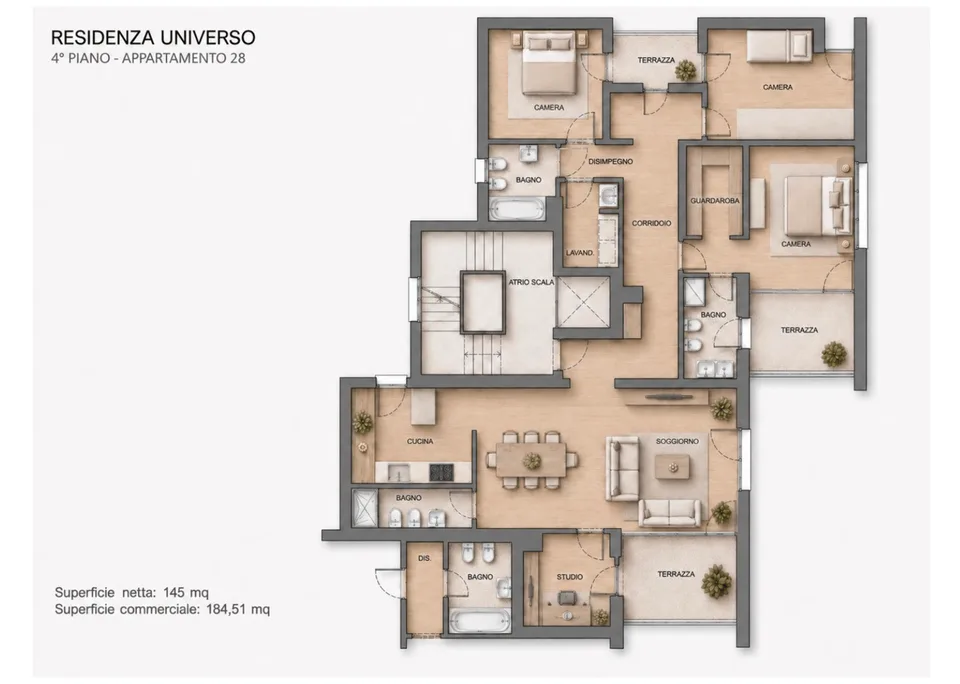 Exklusives Appartement im Herzen von Lugano – Foto 20 von 20