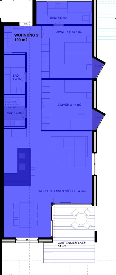 Moderne 3.5-Zimmer-Wohnung im Erdgeschoss an zentraler Lage in Siebnen – Foto 14 von 14