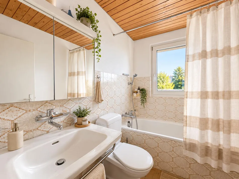Geräumige 5.5-Zimmer-Wohnung im letzten Stock mit zwei Balkonen und freier Sicht – Foto 5 von 7