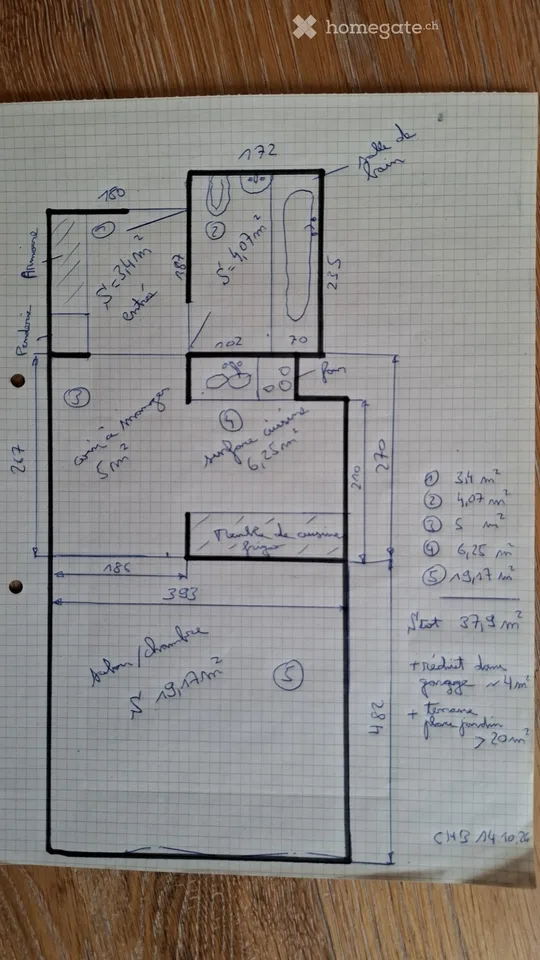 Möbliertes Apartment zur Miete in einem Einfamilienhaus – Foto 5 von 5