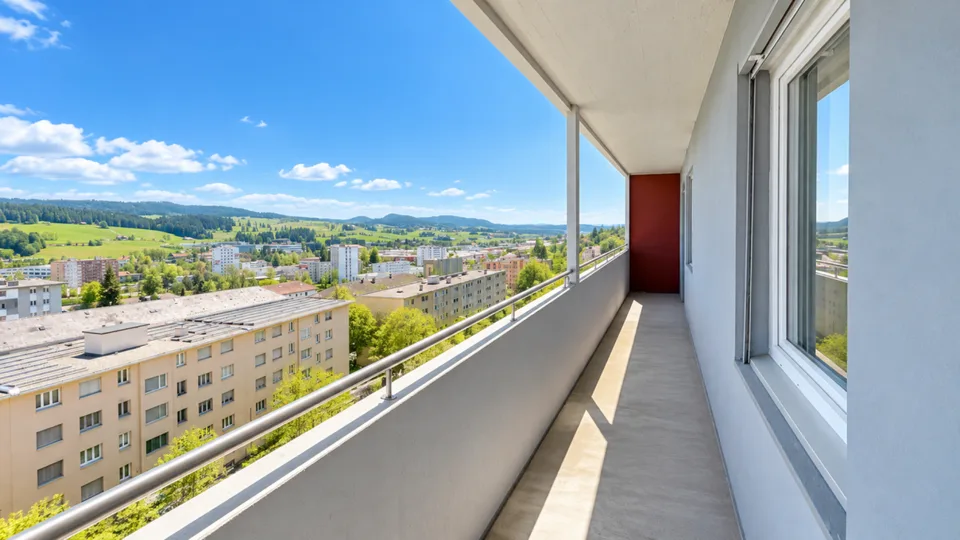 Magnifique 4.0 pièces avec 2 balcons, dont un très spacieux, et vue panoramique – photo 7 sur 17
