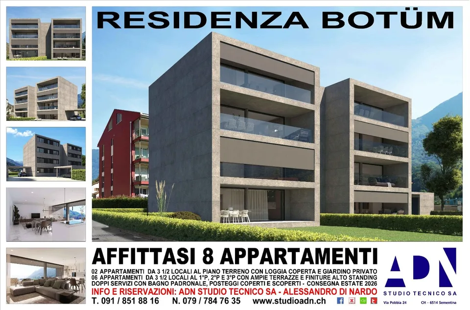 AFFITTASI Nuova Residenza Botüm a Biasca – foto 2 di 8