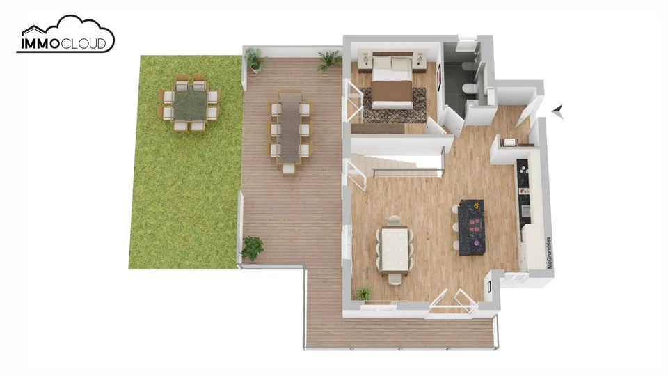 Neues Duplex mit Terrassen – Foto 9 von 13