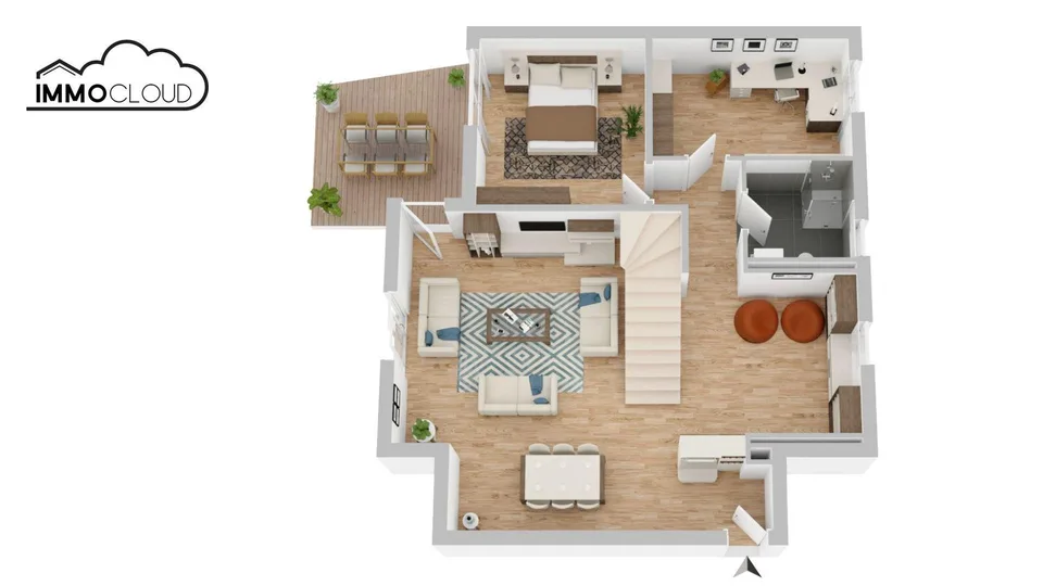 Neues Duplex mit Terrassen – Foto 10 von 13