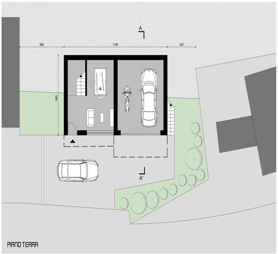 Buildable land R2 of 770 m², draft project and existing grotto/rustic – photo 7 of 9